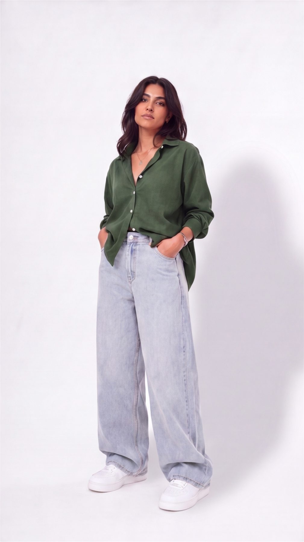 Green Linen Shirt