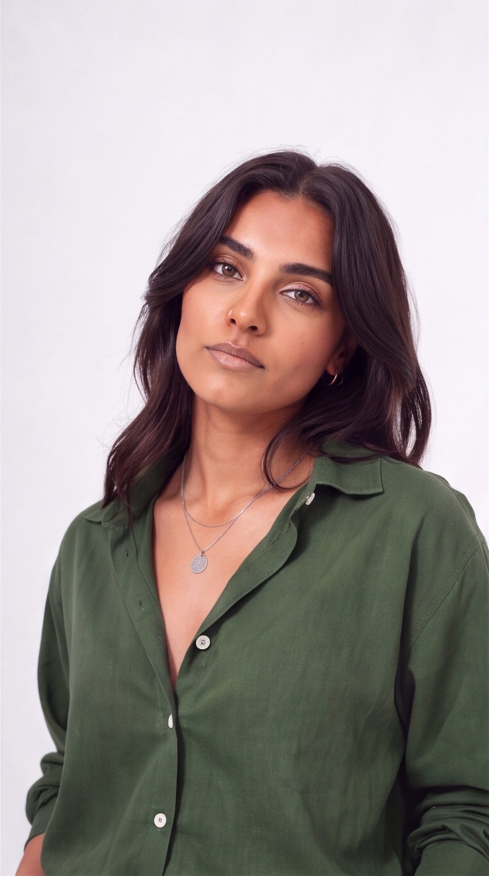 Green Linen Shirt