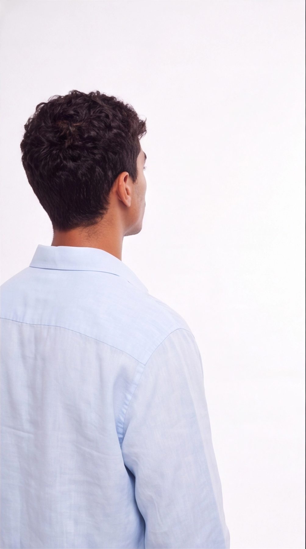 Baby Blue Linen Shirt