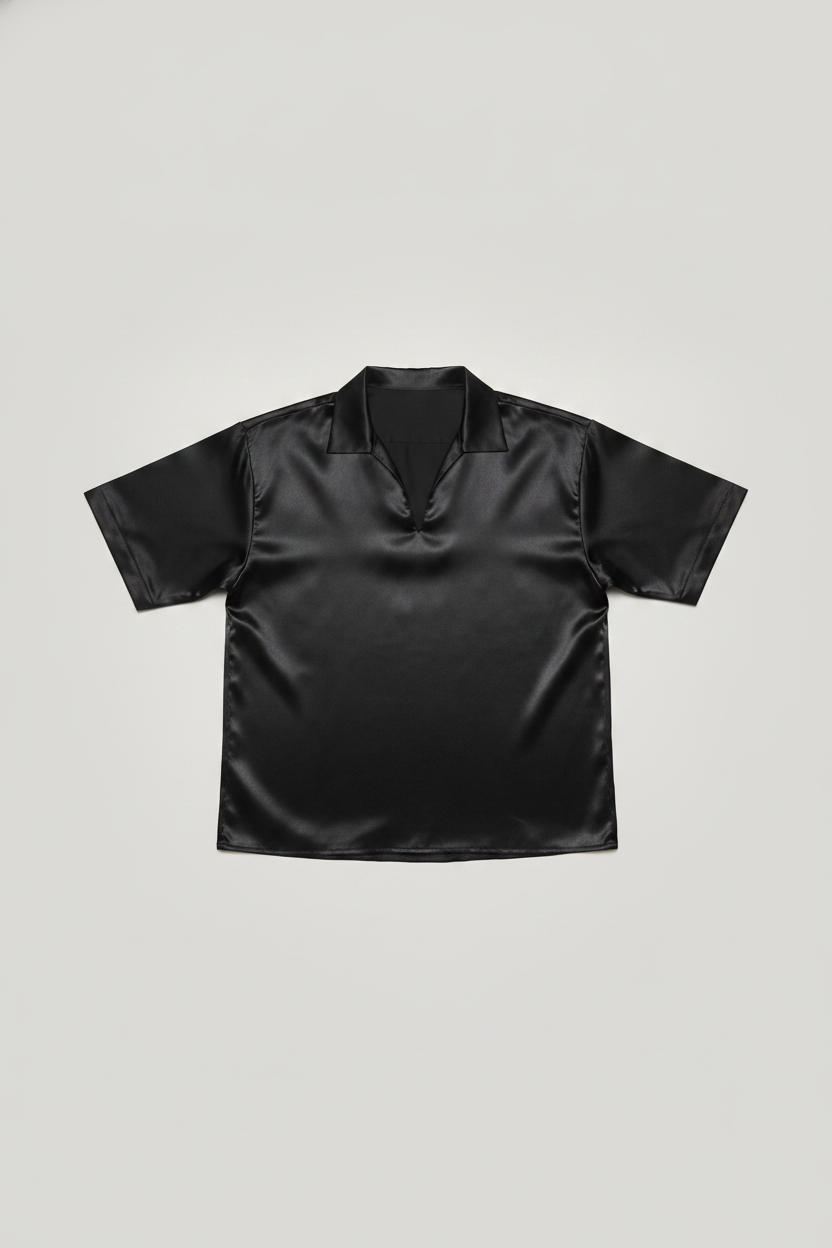 Carrera Black Gloss — flat lay front