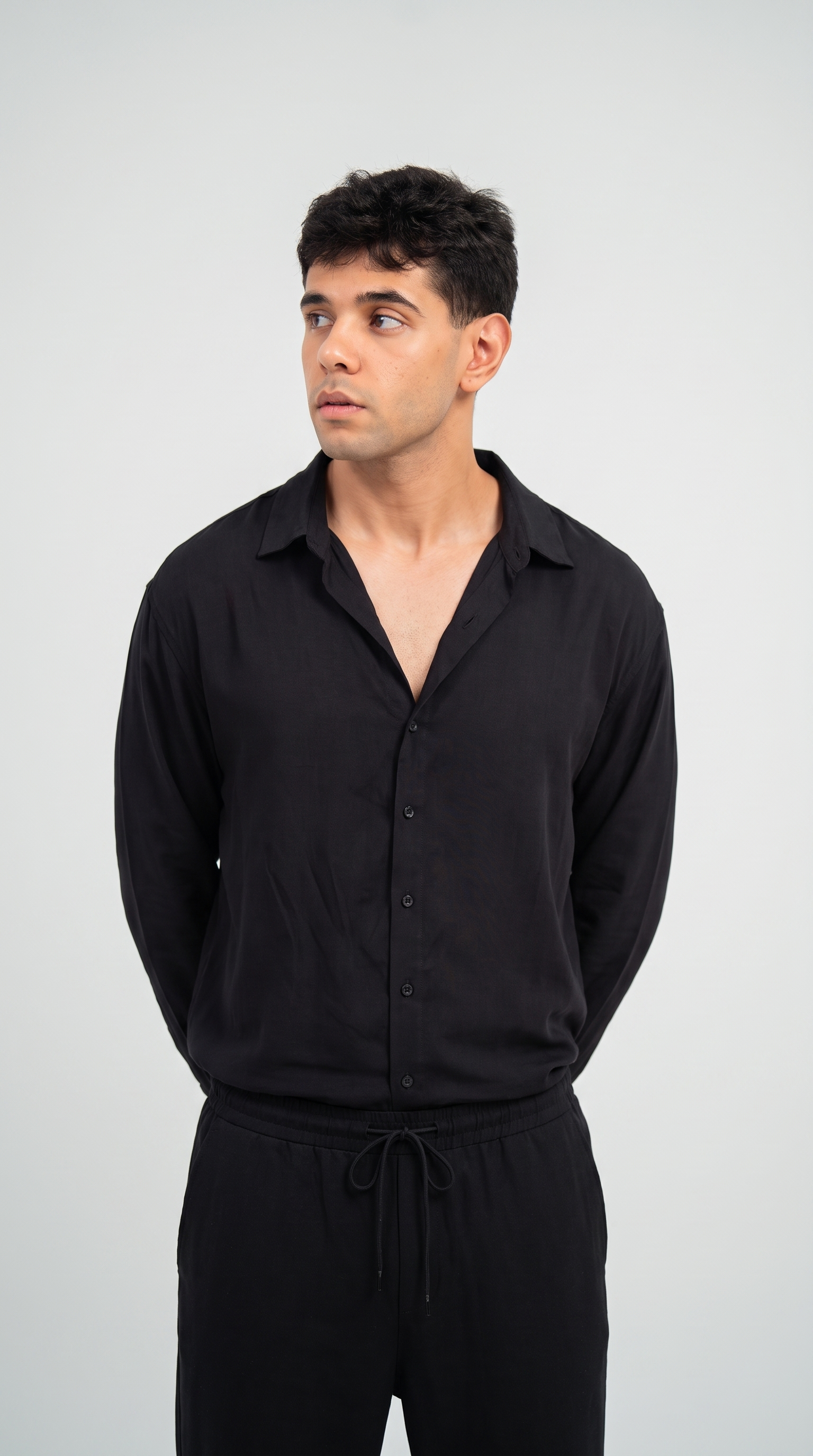Noir Linen Shirt