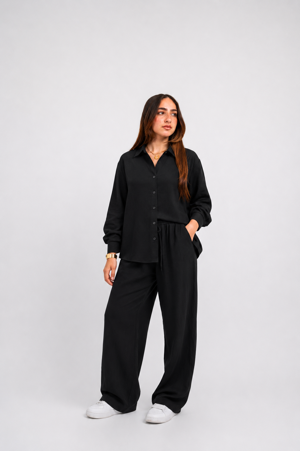 Noir Linen Pants
