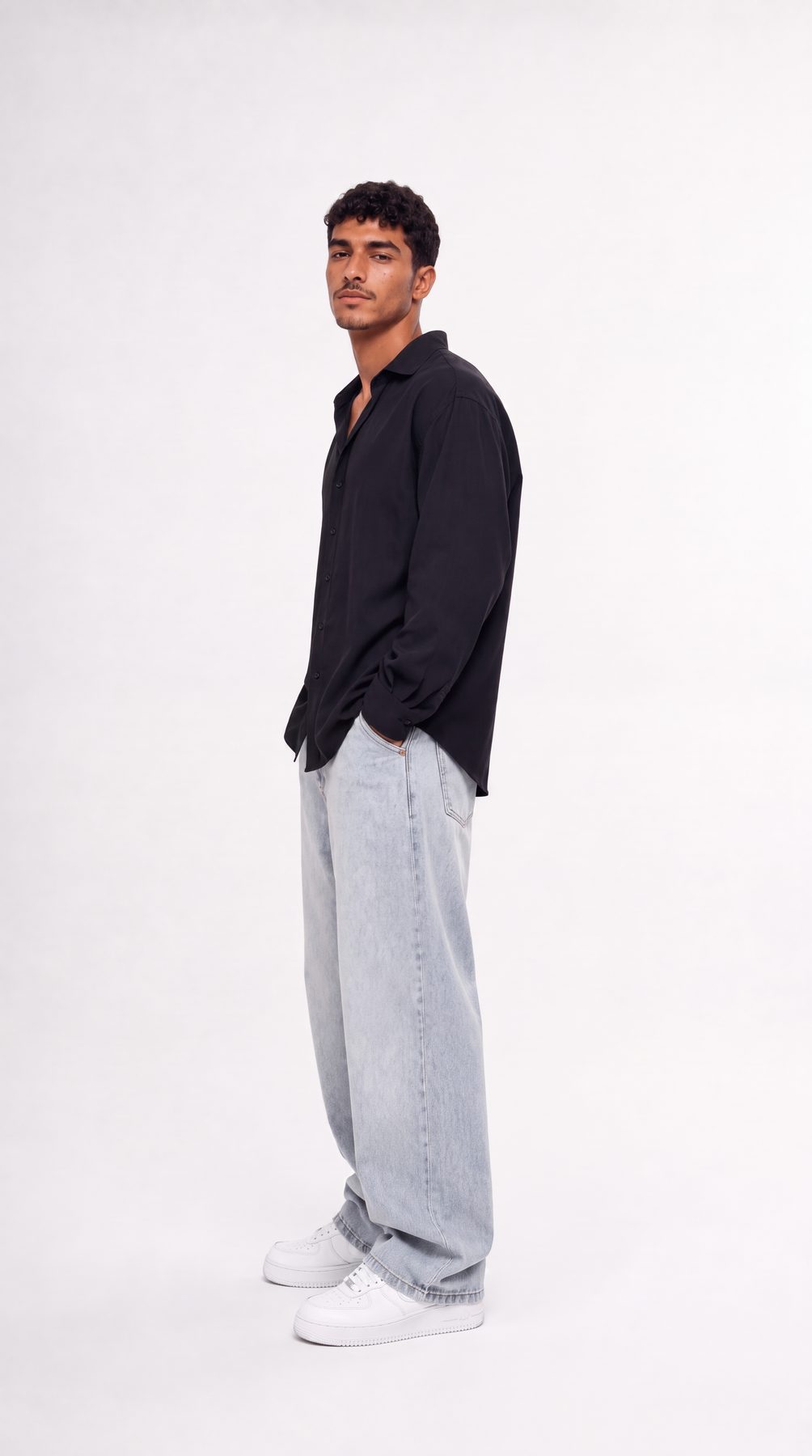 Black Linen Shirt