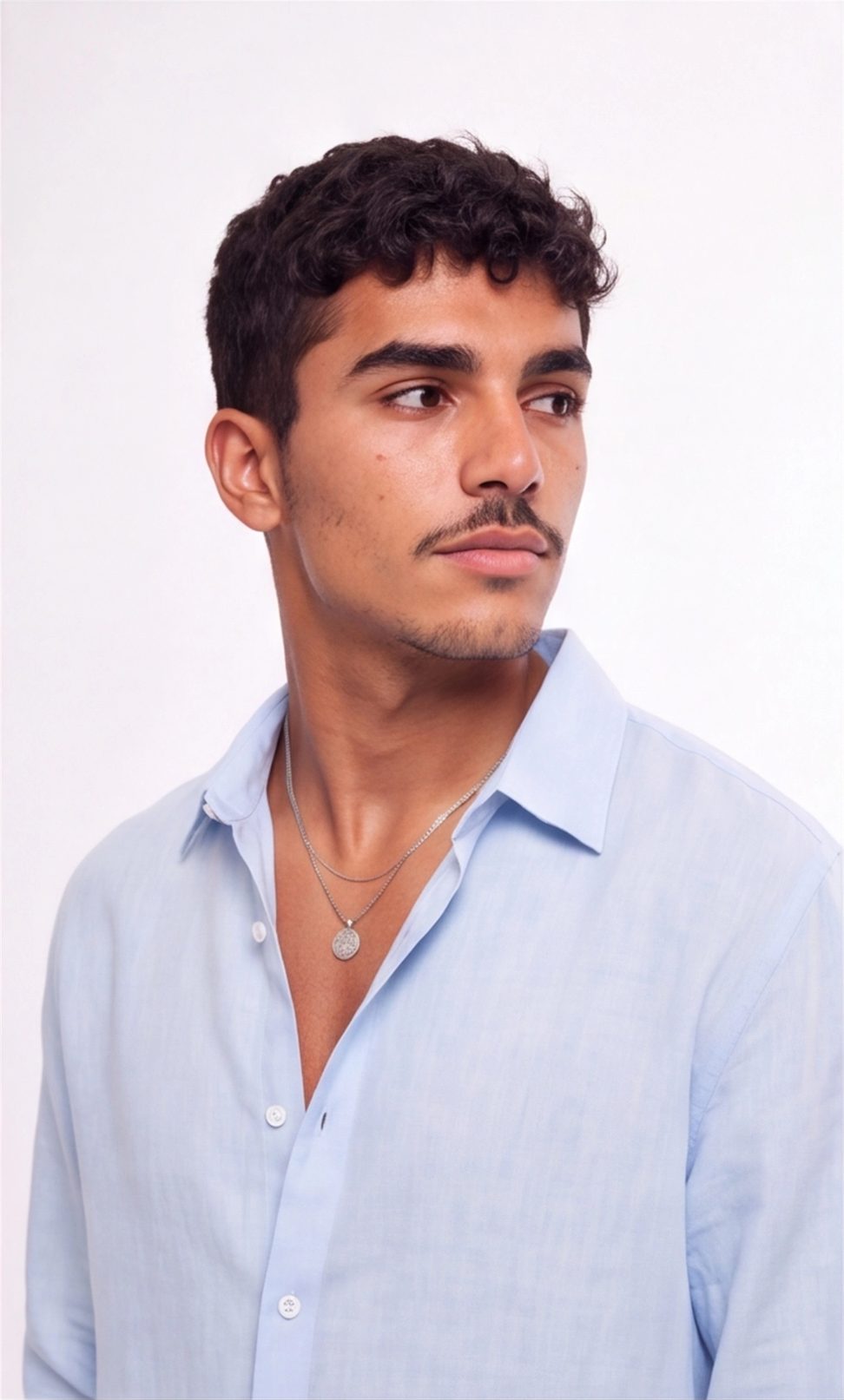 Baby Blue Linen Shirt