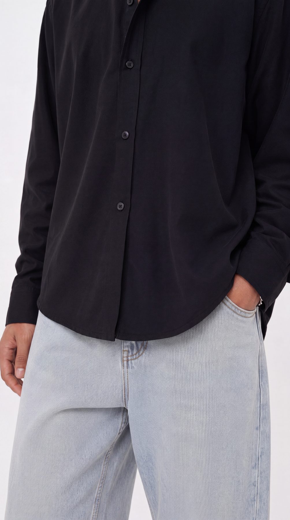 Black Linen Shirt