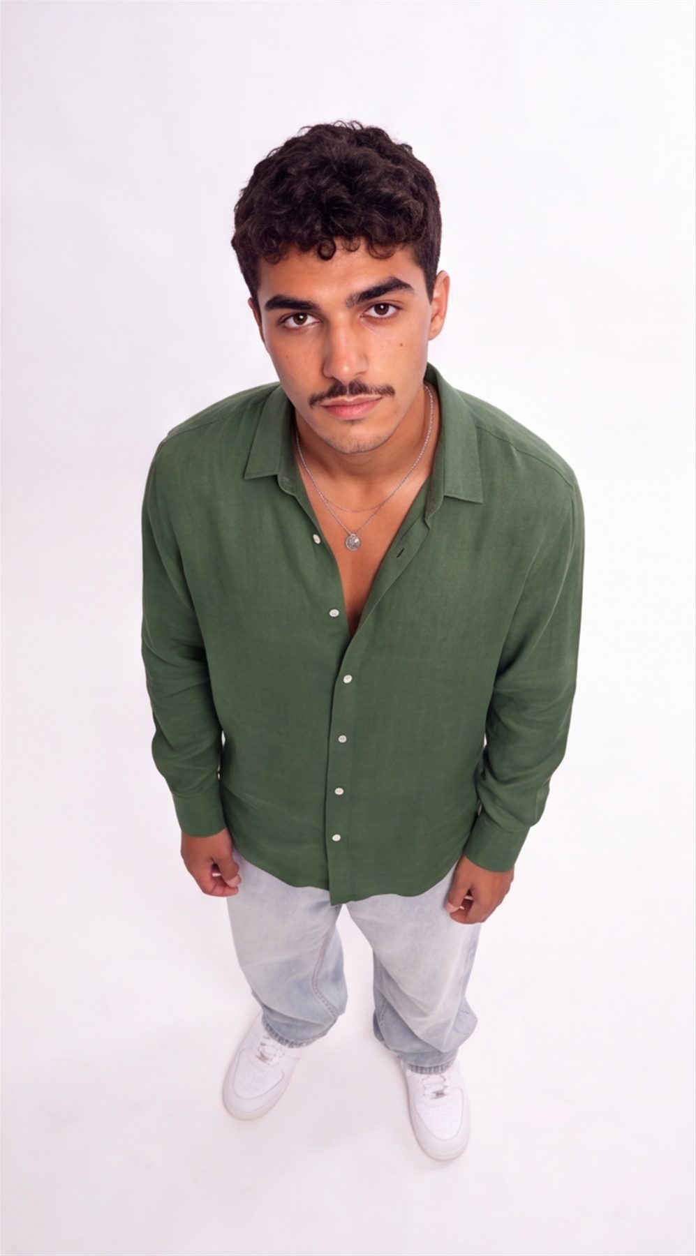 Green Linen Shirt