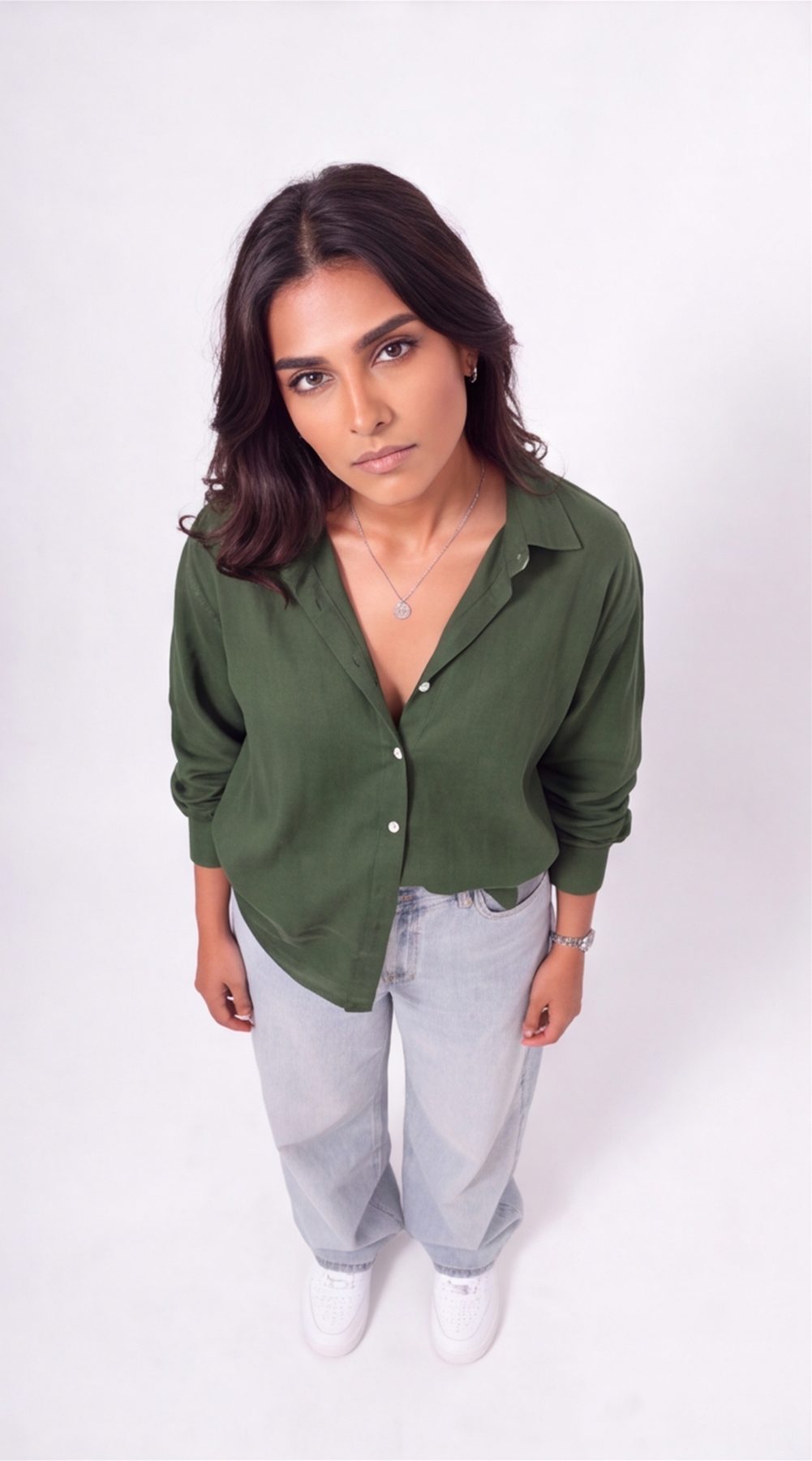 Green Linen Shirt