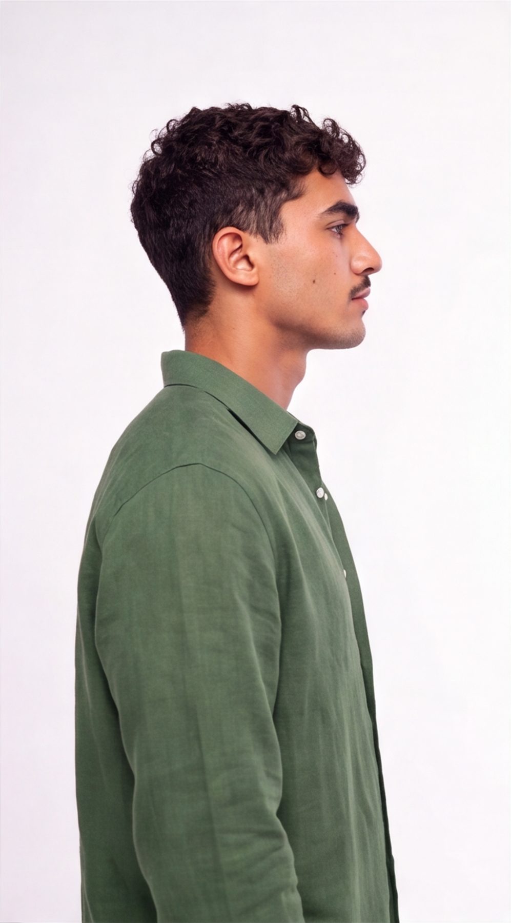 Green Linen Shirt